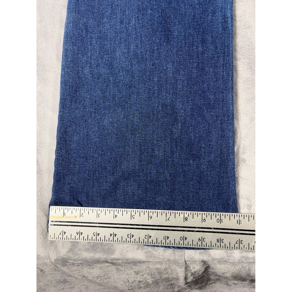 Just Black Denim High Rise Wide Leg Jeans Medium Wash Blue DP794 Size 26 - Picture 7 of 7